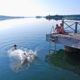 Konferens med relax och bad i havet efter vedeldad bastu vid Engsholms Slott