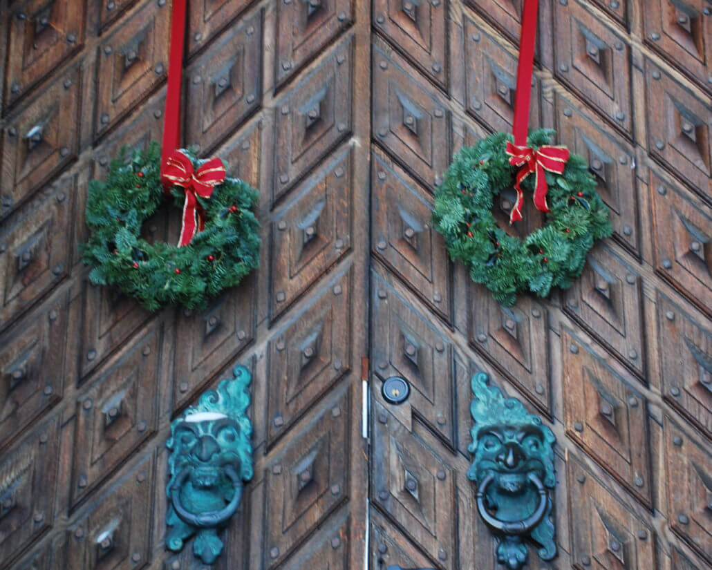 Engsholms slott dörr jul